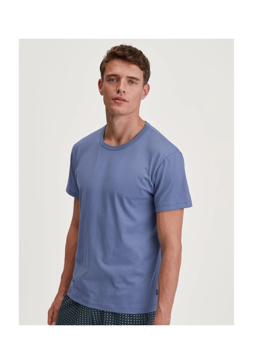 Klassisches Baumwoll-Jersey Schlafshirt