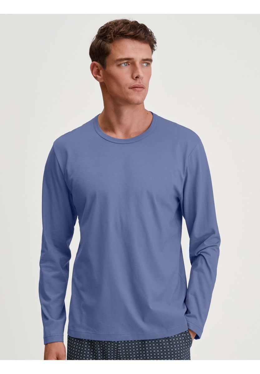 Locker geschnittenes Schlaf-Oberteil aus Bio-Baumwolle