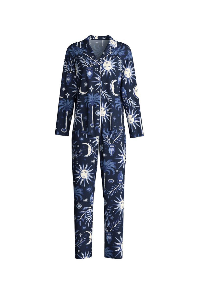 Baumwoll-Pyjama-Set mit himmlischem Aufdruck