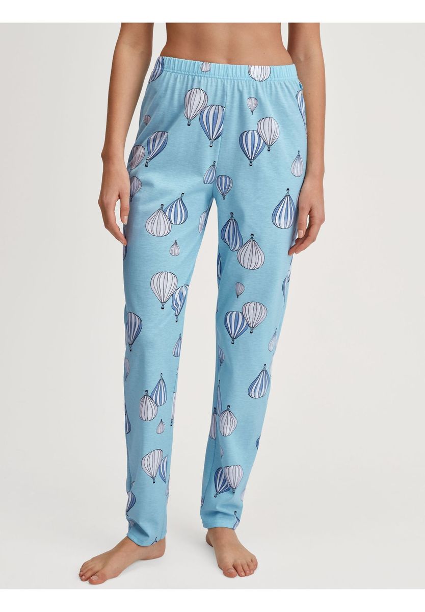 Locker geschnittene Loungehose mit Ballon-Print