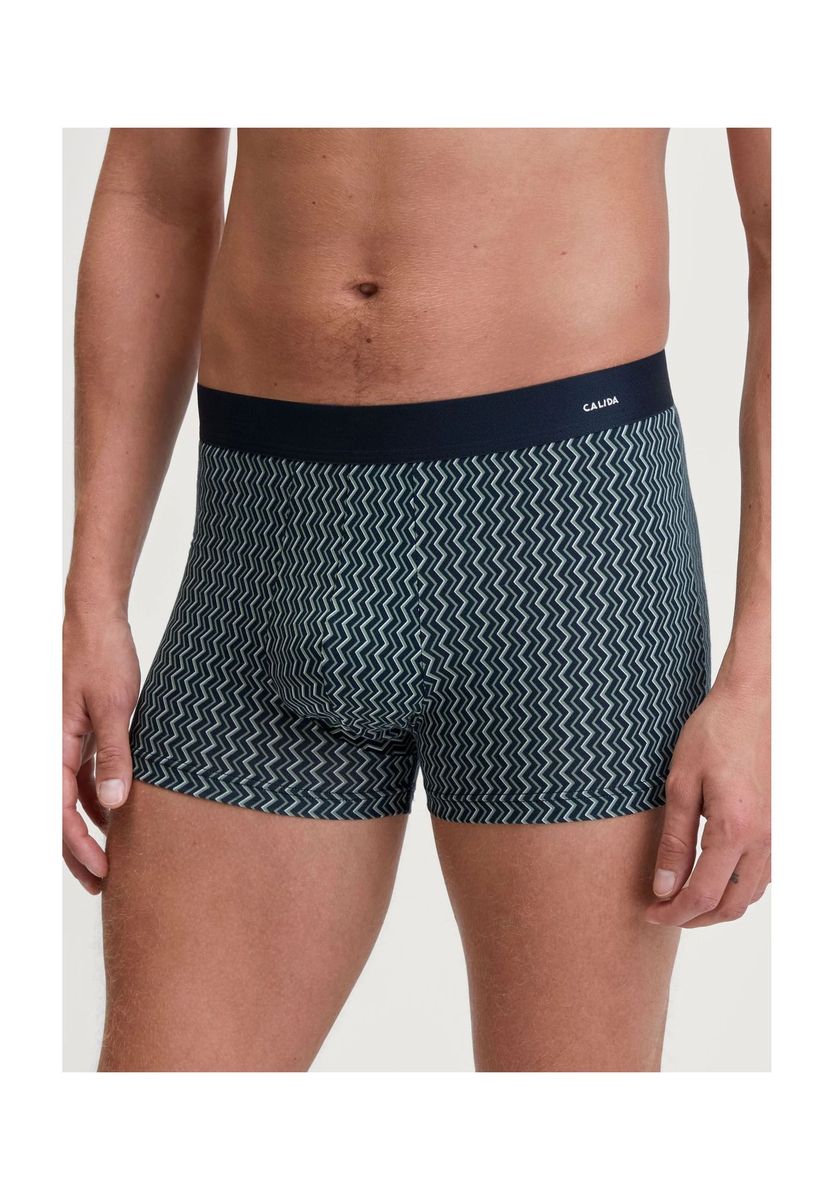 Gemusterte Stretch-Baumwoll-Boxershorts