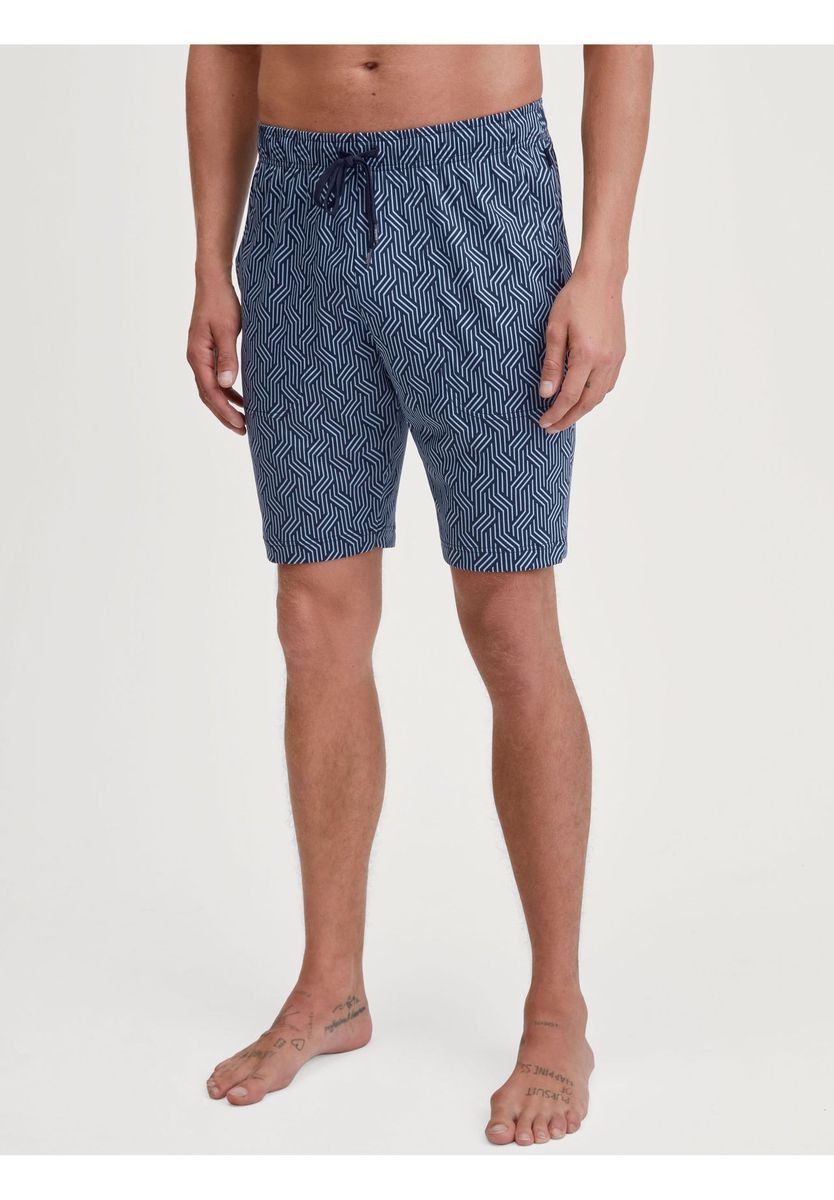 Herren Lounge Shorts mit geometrischem Muster