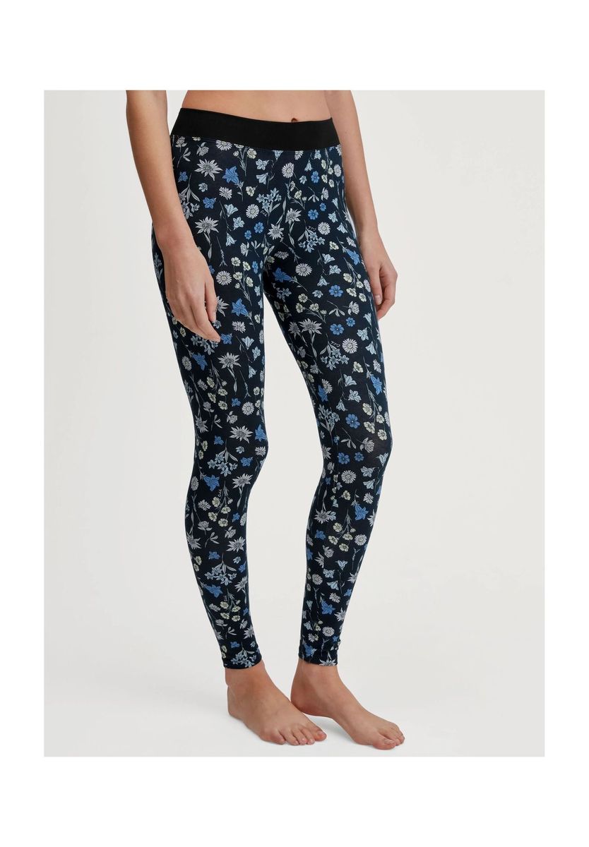 Leggings mit floralem Print und Gummibund