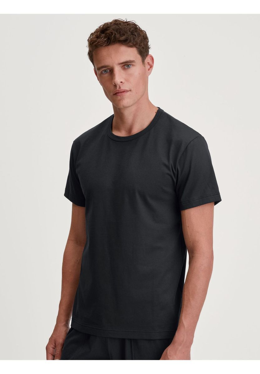 Klassisches Baumwoll-T-Shirt mit Rundhalsausschnitt