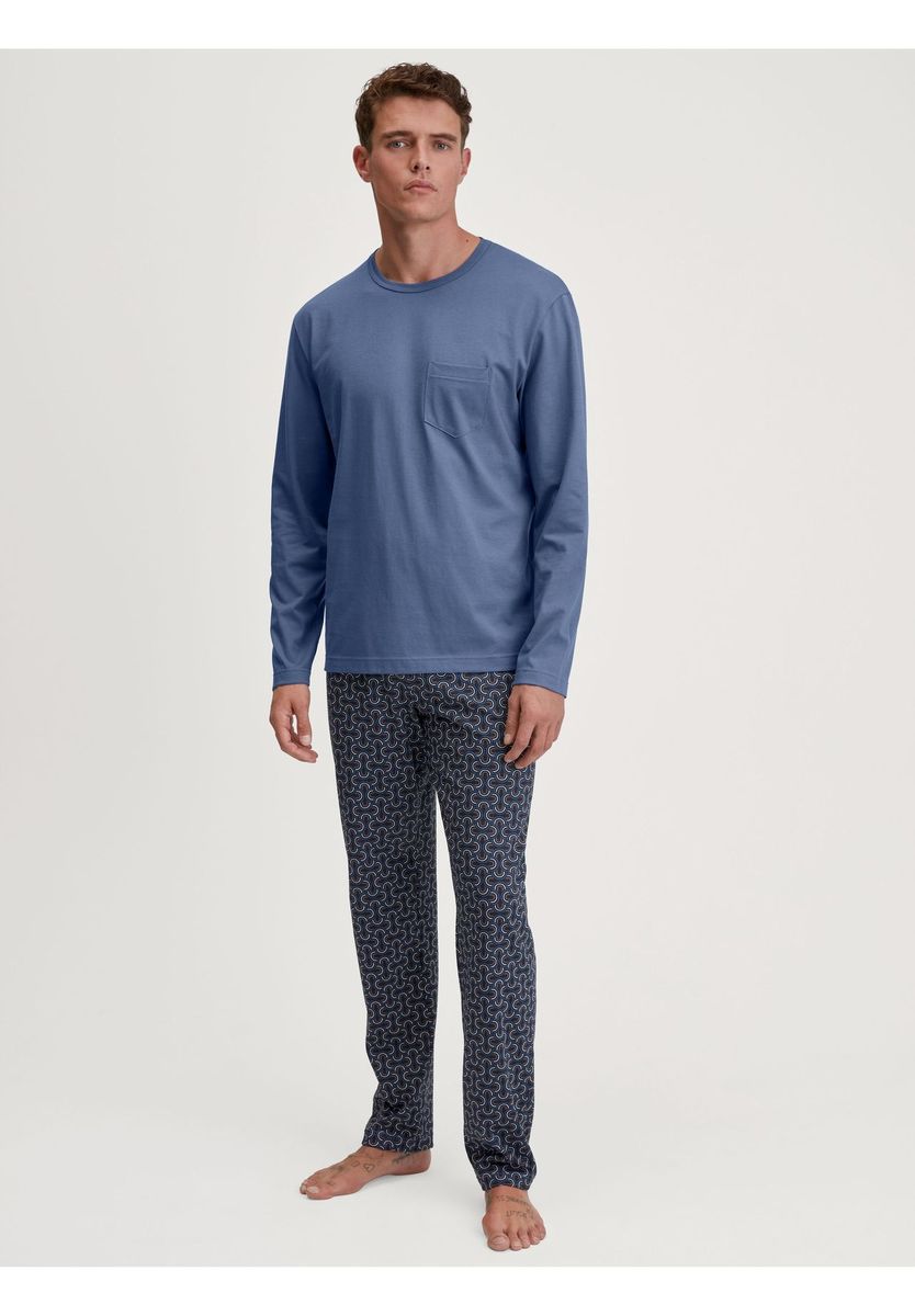 Herren Schlafanzug Set mit Entspannter Passform