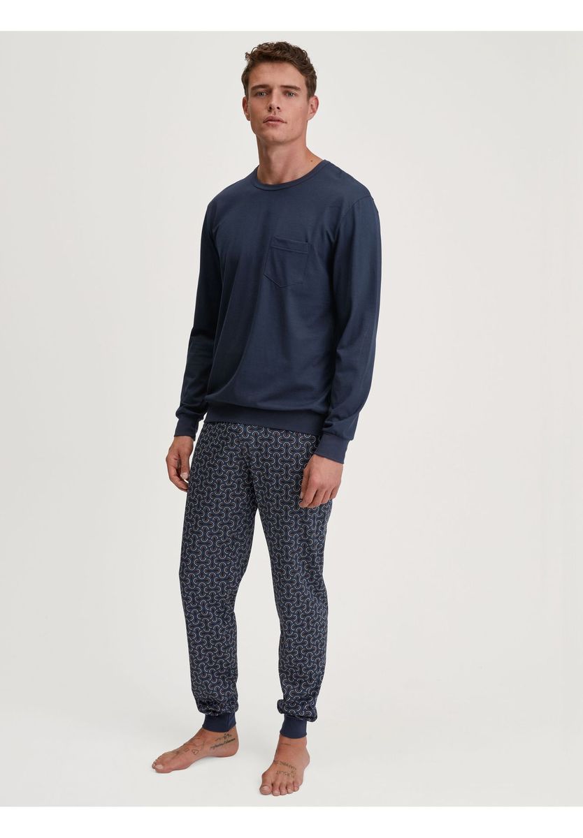 Herren Schlafanzug Set mit entspannter Passform