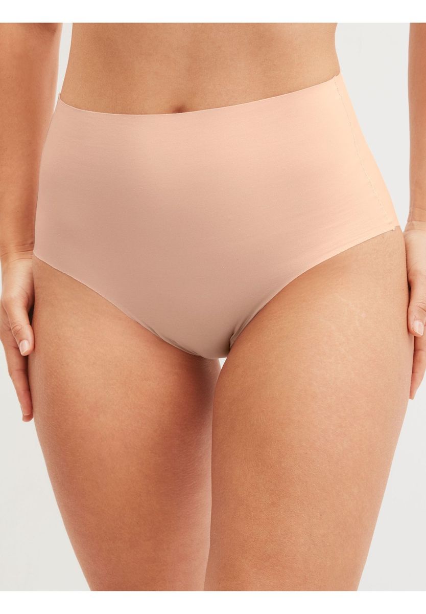 Nahtloser Slip mit hohem Bund