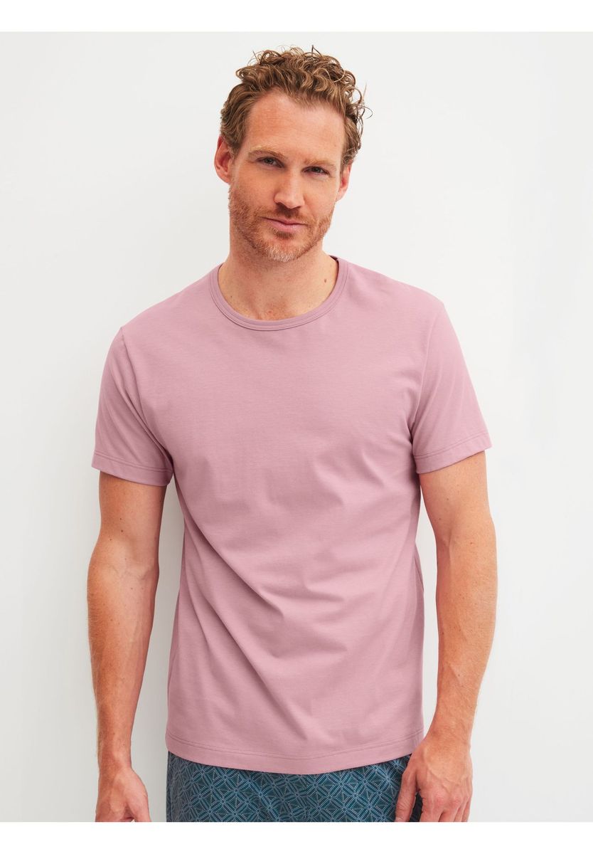 Klassisches Baumwoll-T-Shirt mit Rundhalsausschnitt