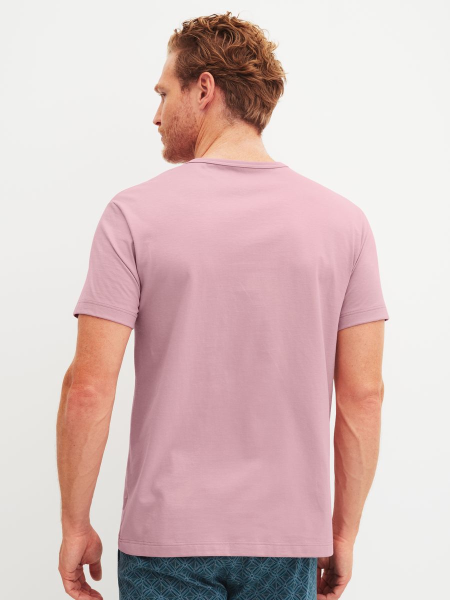 Klassisches Baumwoll-T-Shirt mit Rundhalsausschnitt