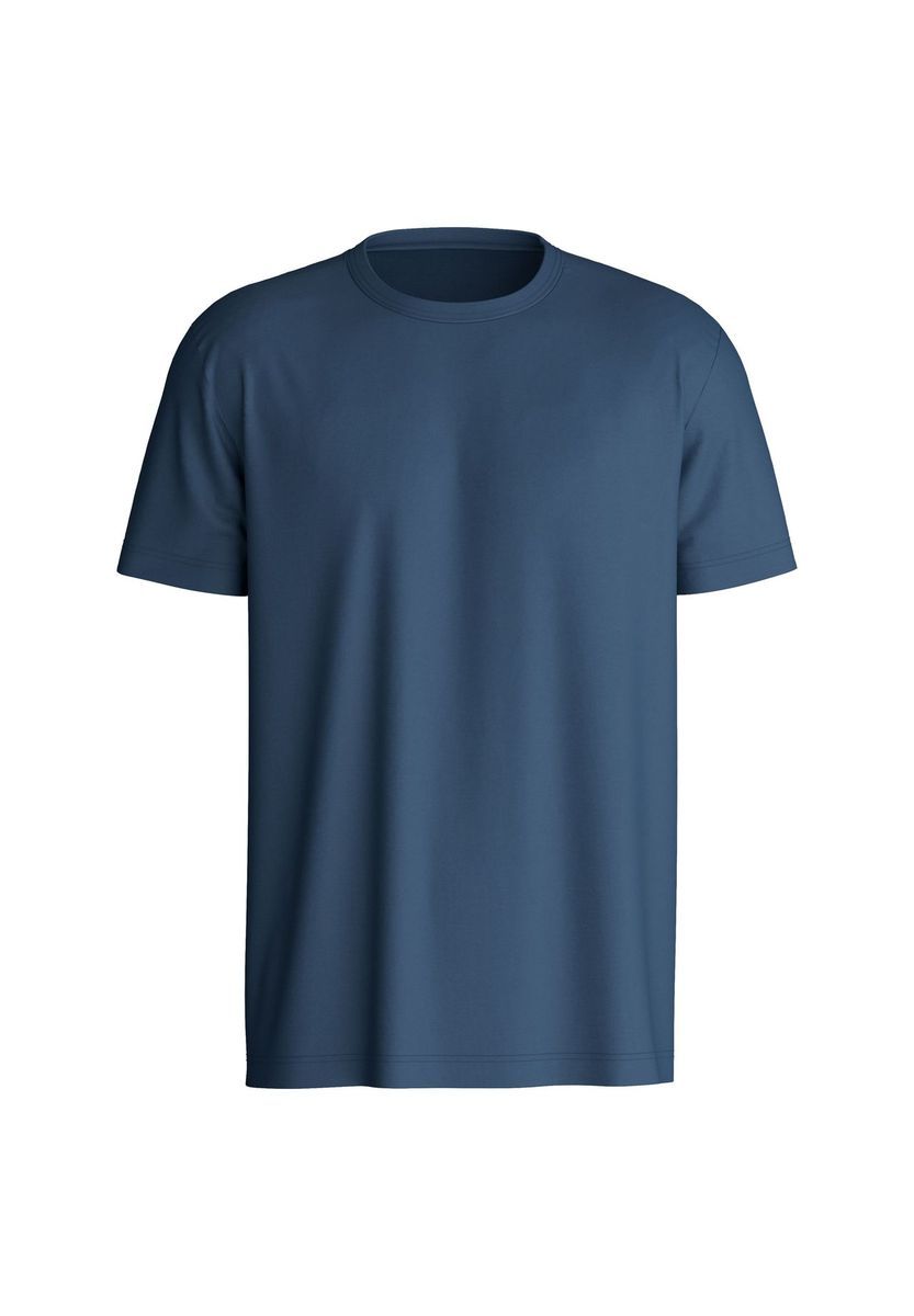 Klassisches Baumwoll T-Shirt mit Rundhalsausschnitt