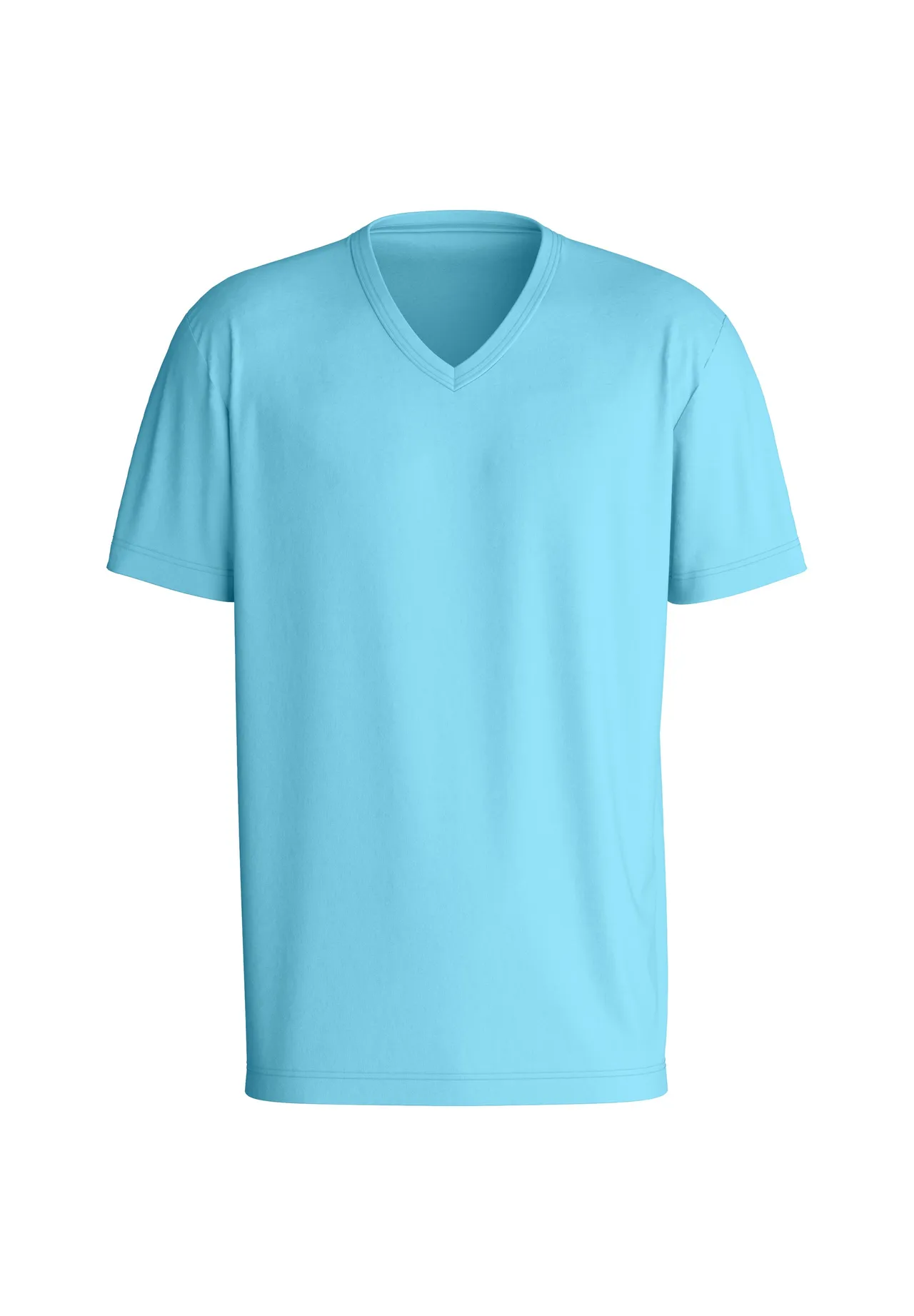 Klassisches Baumwoll T-Shirt mit Rundhalsausschnitt