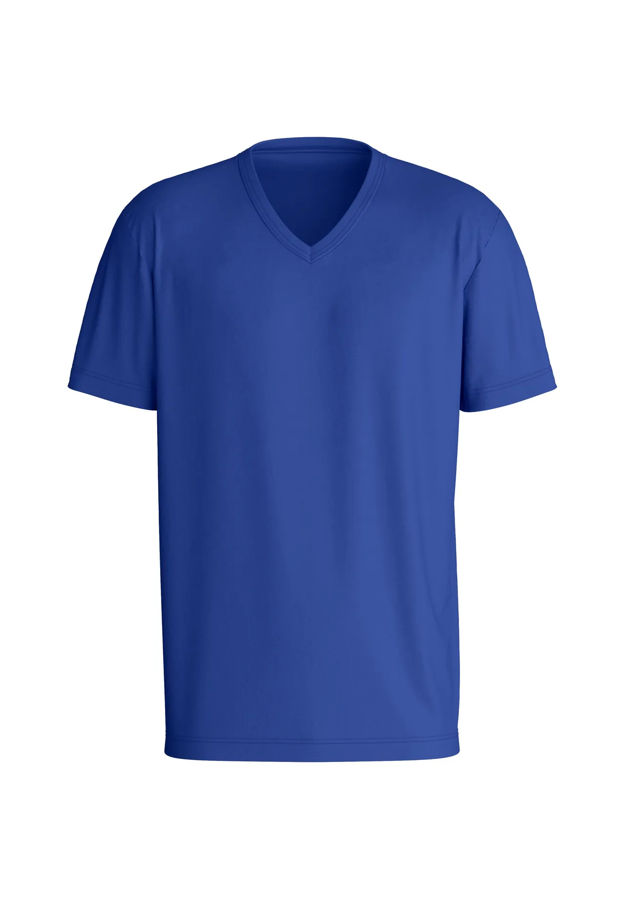 Klassisches Baumwoll T-Shirt mit Rundhalsausschnitt