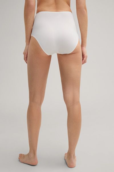 Nahtloser, hoher Taillenslip von Sensation, offwhite glättender Slip
