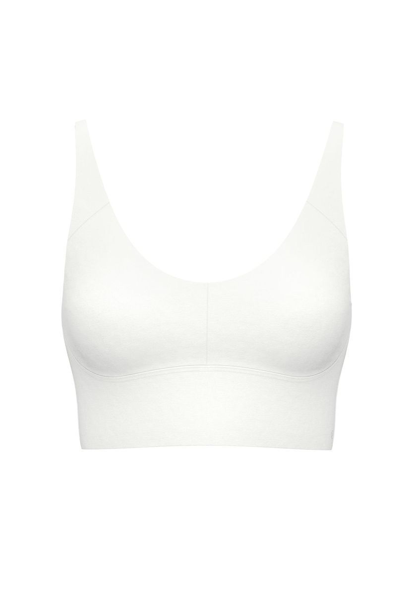 Nahtloses Bustier-Top mit verstellbaren Trägern