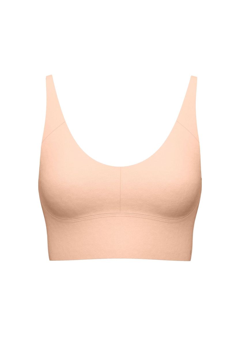 Bequemes, kabelloses Bustier mit verstellbaren Trägern