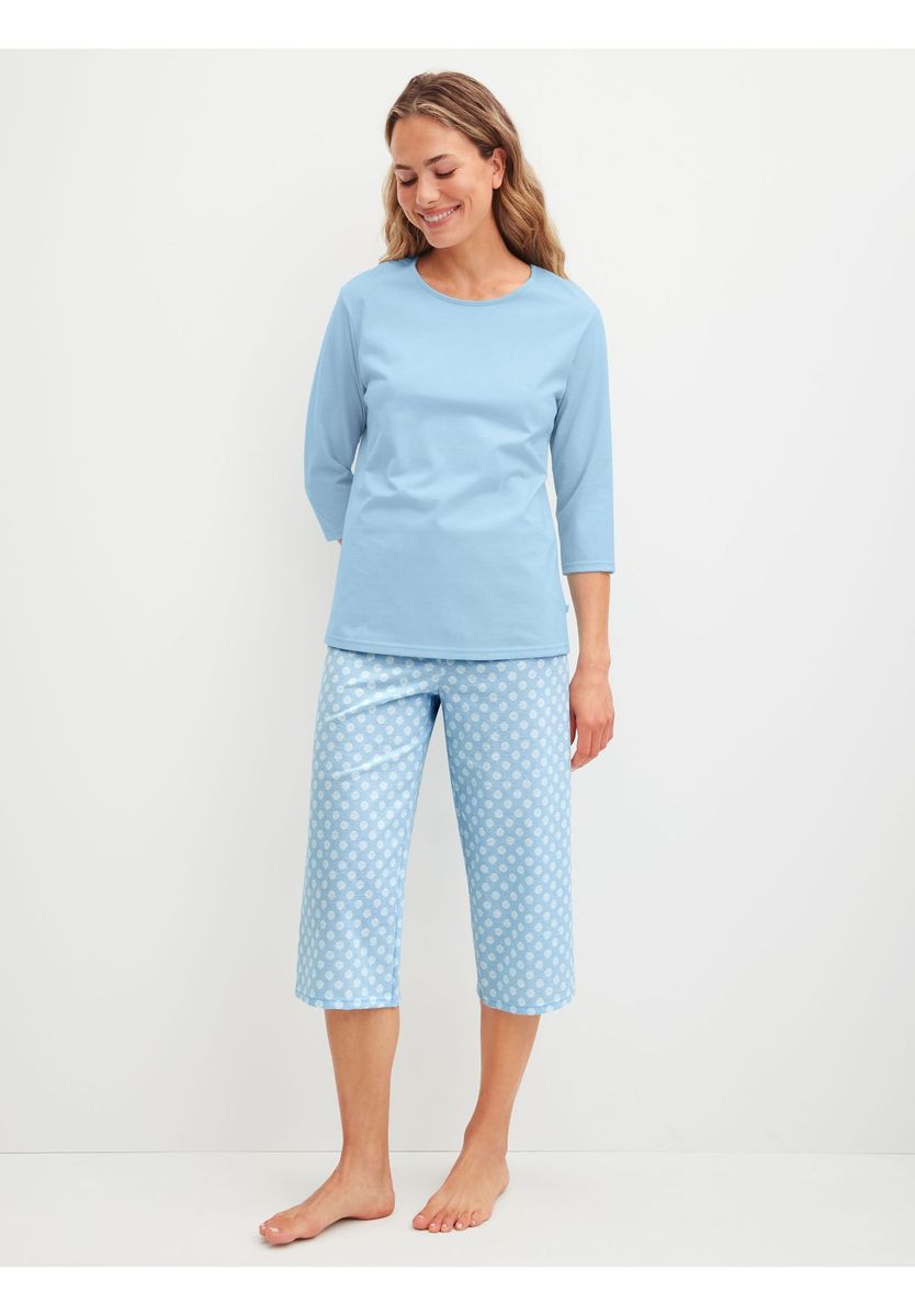 Bequemes Damen Baumwoll Pyjama Set