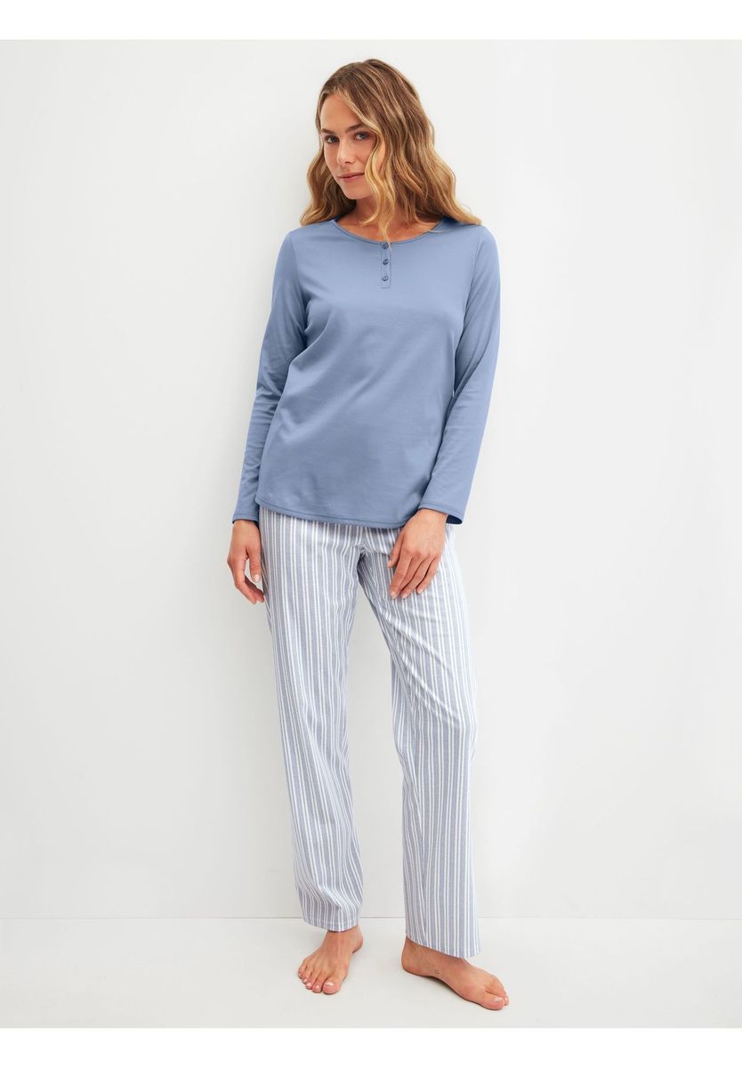 Striped Dreams Langarm-Pyjama-Set