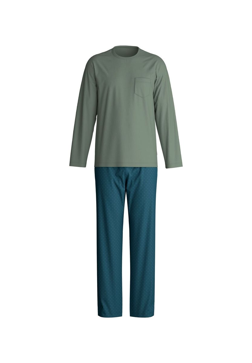 Herren Langarm Schlafanzug Set