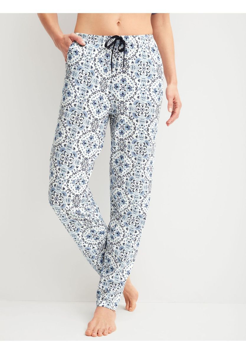 Baumwoll-Freizeithose mit Seitentaschen