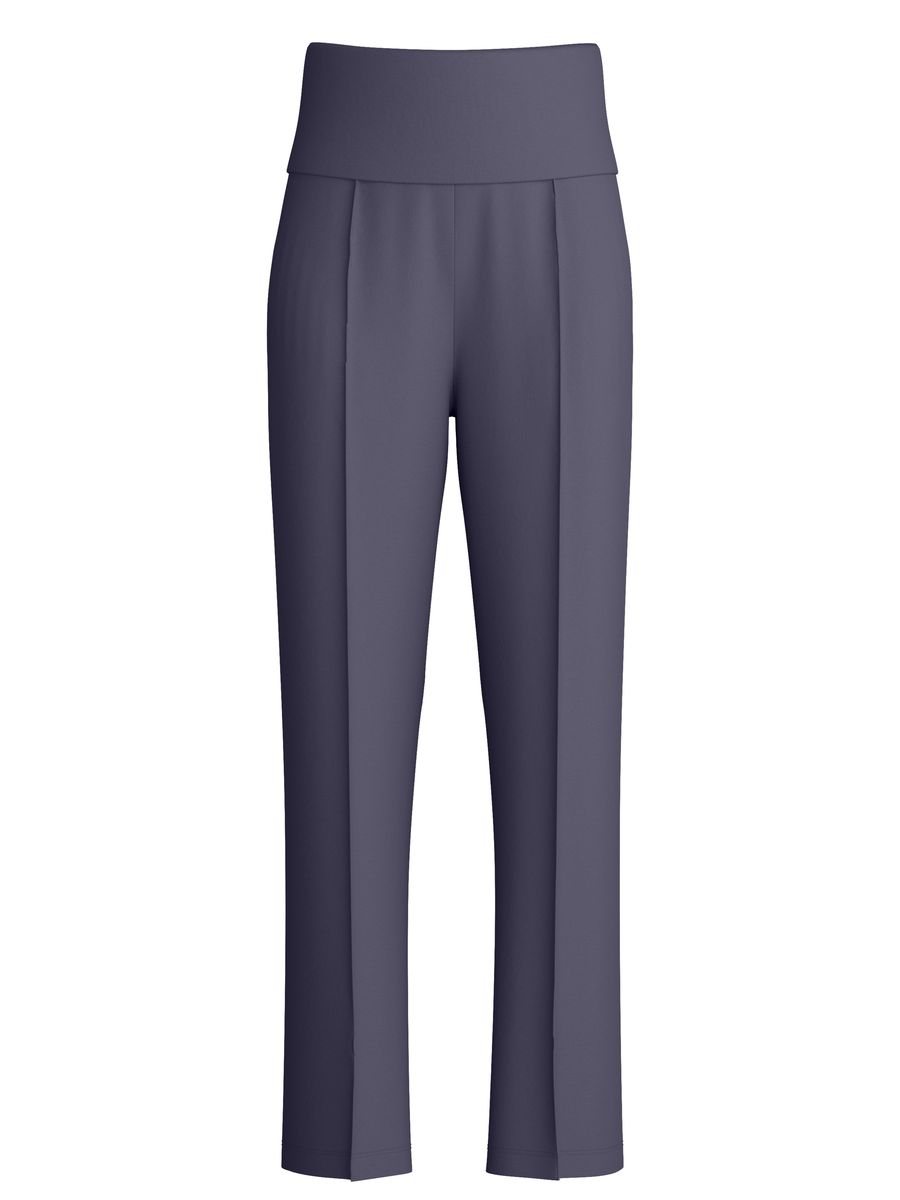 Gerade Hose mit hohem Bund
