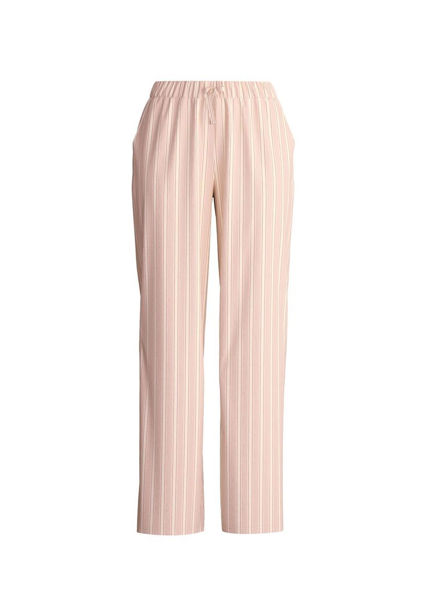 CALIDA Damen Pyjamahose mit Seitentaschen Favourites Arts, beige, L