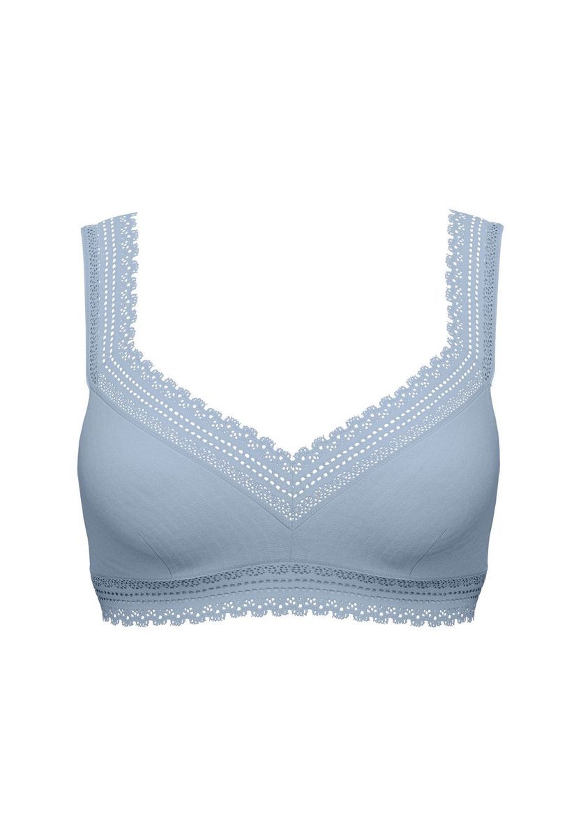 Weicher Spitzenbesatz Bralette BH