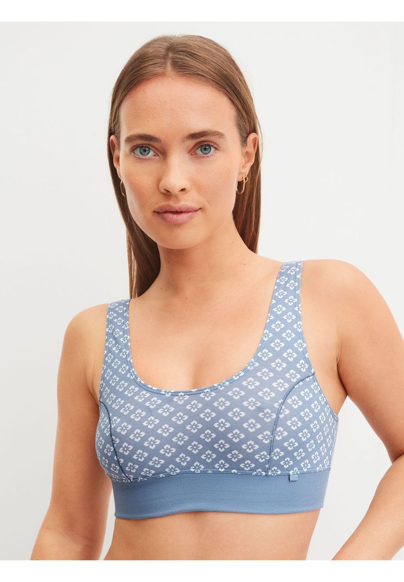 Baumwoll-Jersey Bustier mit Softbund