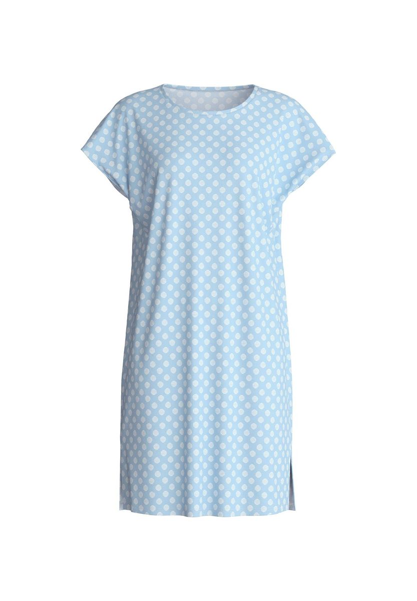 Gepunktetes Kurzarm-Nachthemd