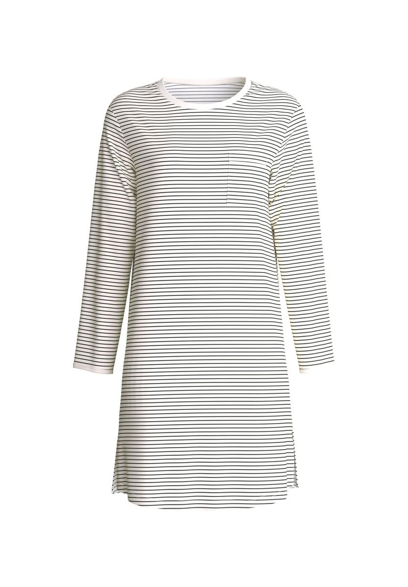 CALIDA Damen Langarm-Nachthemd, Länge 95 cm Sweet Dreams, beige, L