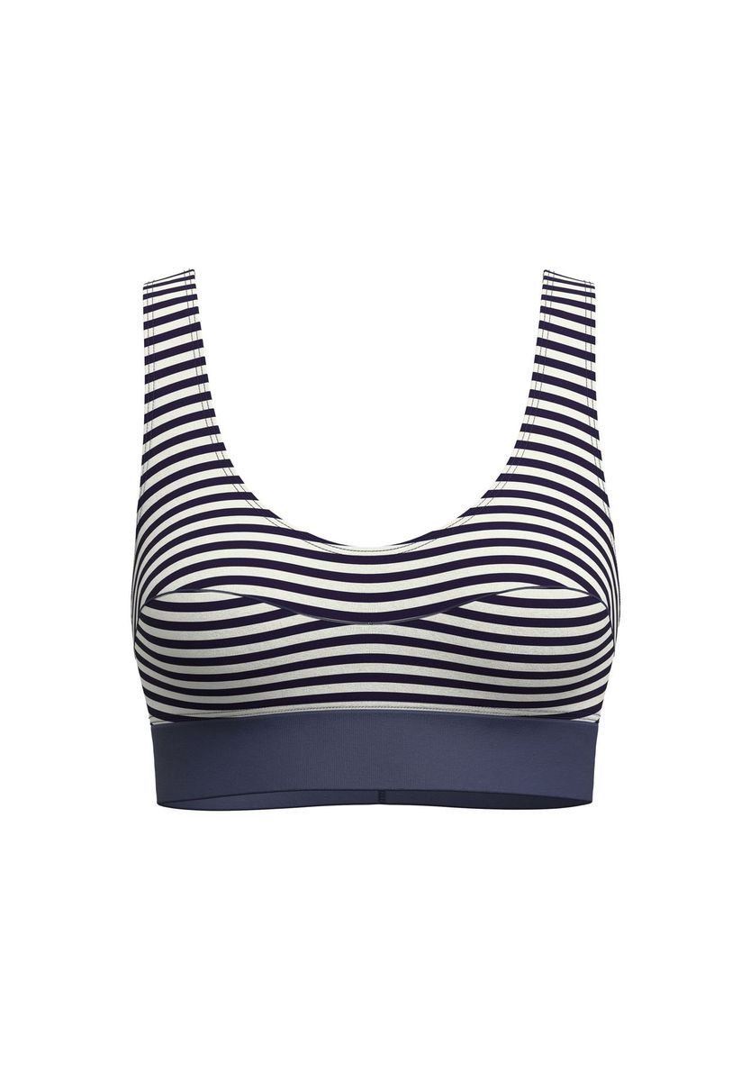 Gestreiftes Bustier mit Softband