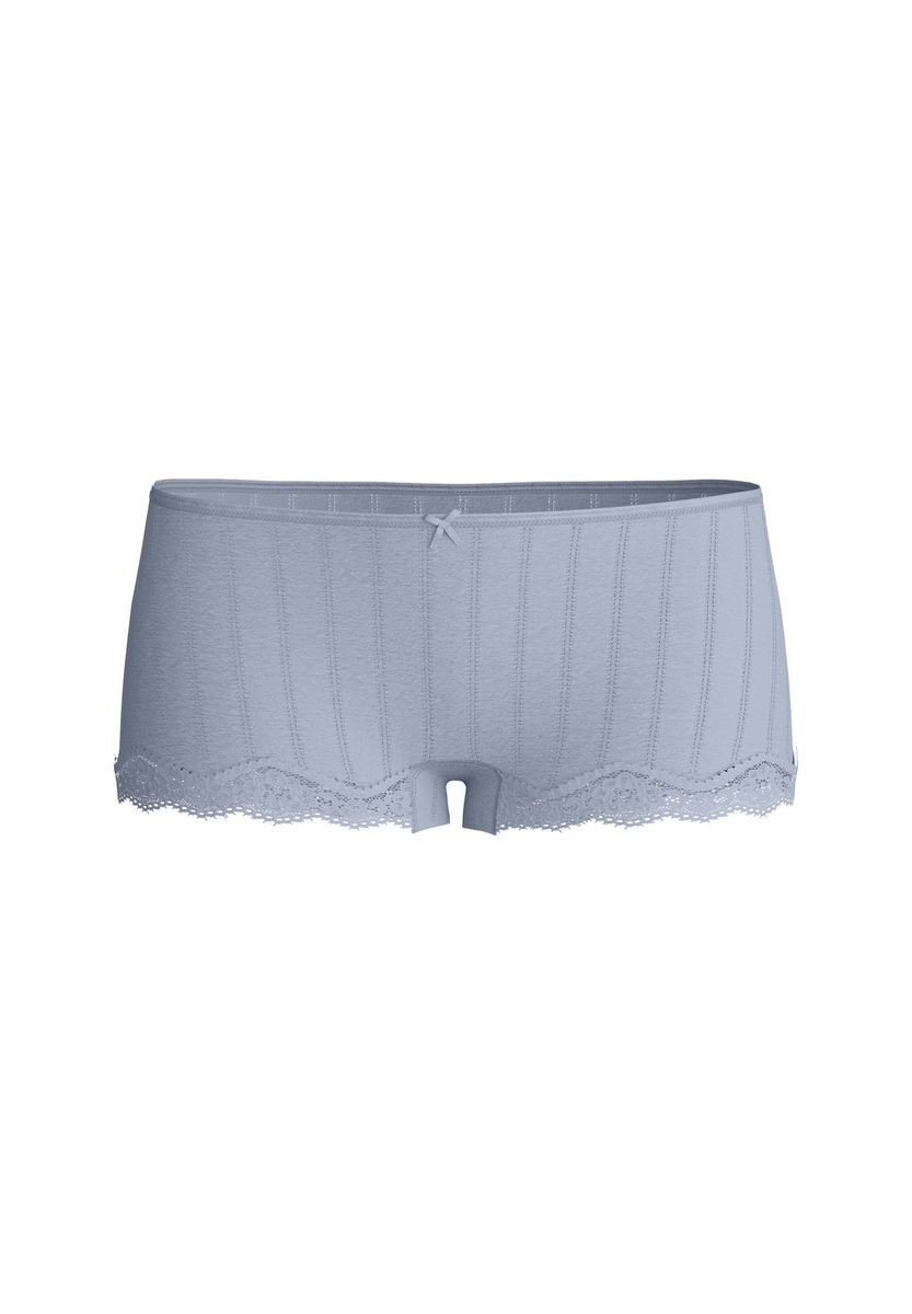 Romantische Baumwoll-Shorts mit Spitze