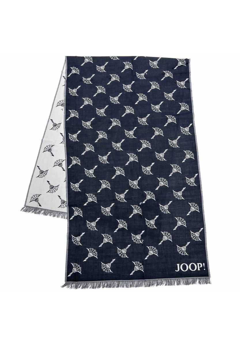 Eleganter Herren Schal mit Kornblumenmuster