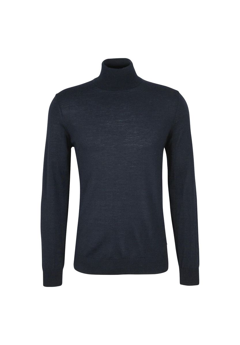 Feinstrick Rollkragenpullover aus Merinowolle