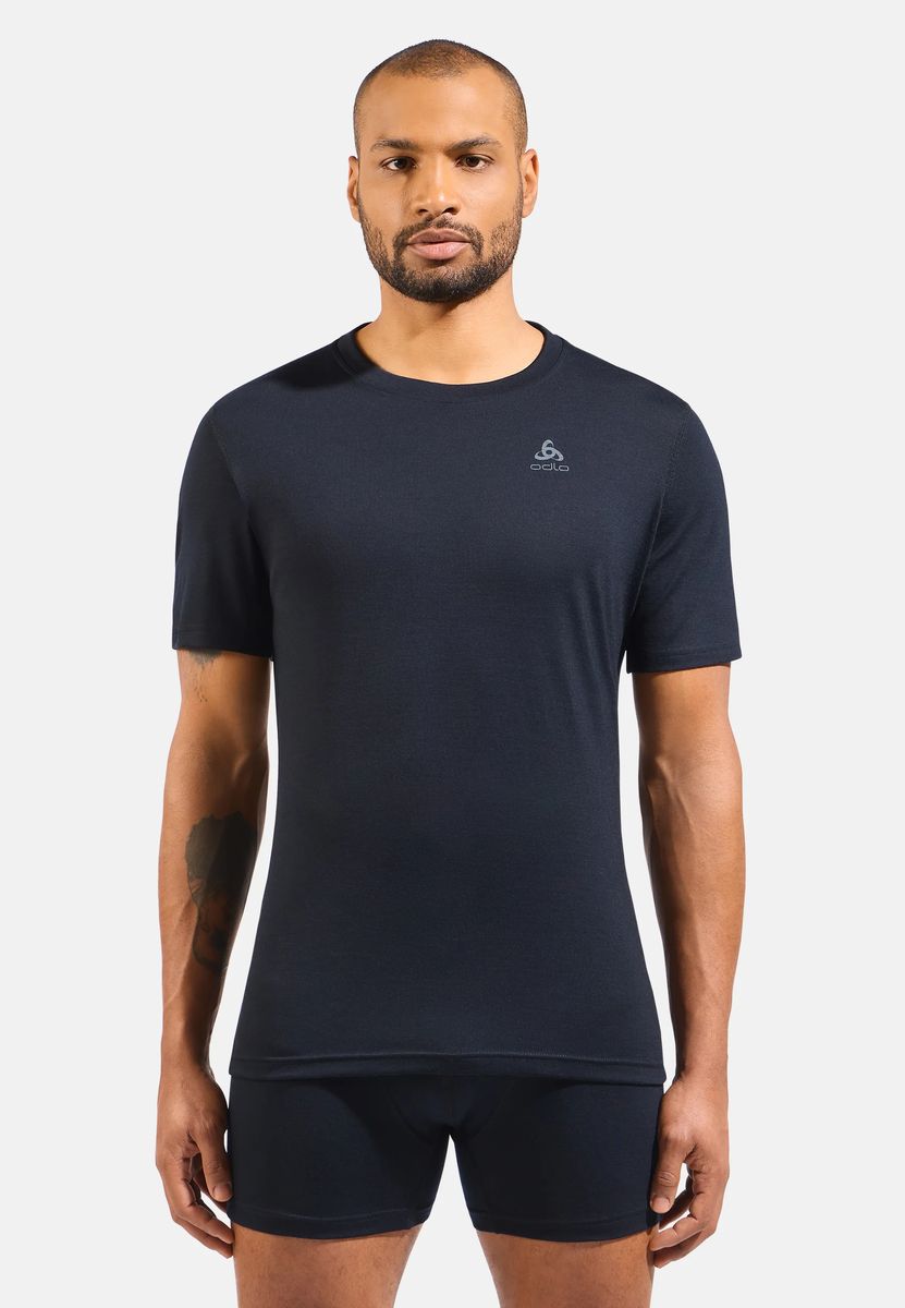 Merinowolle Kurzarm-Baselayer für Herren