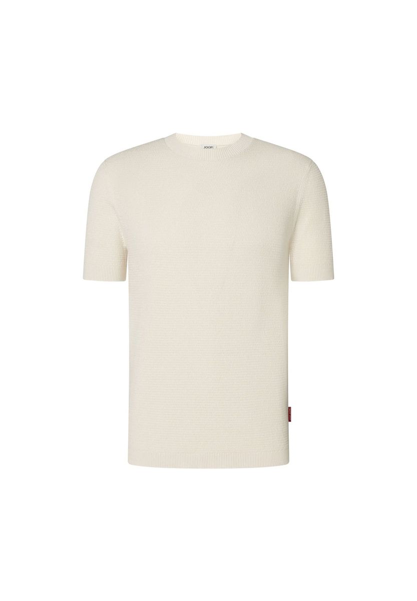 Kurzärmeliges T-Shirt mit Strukturstrick