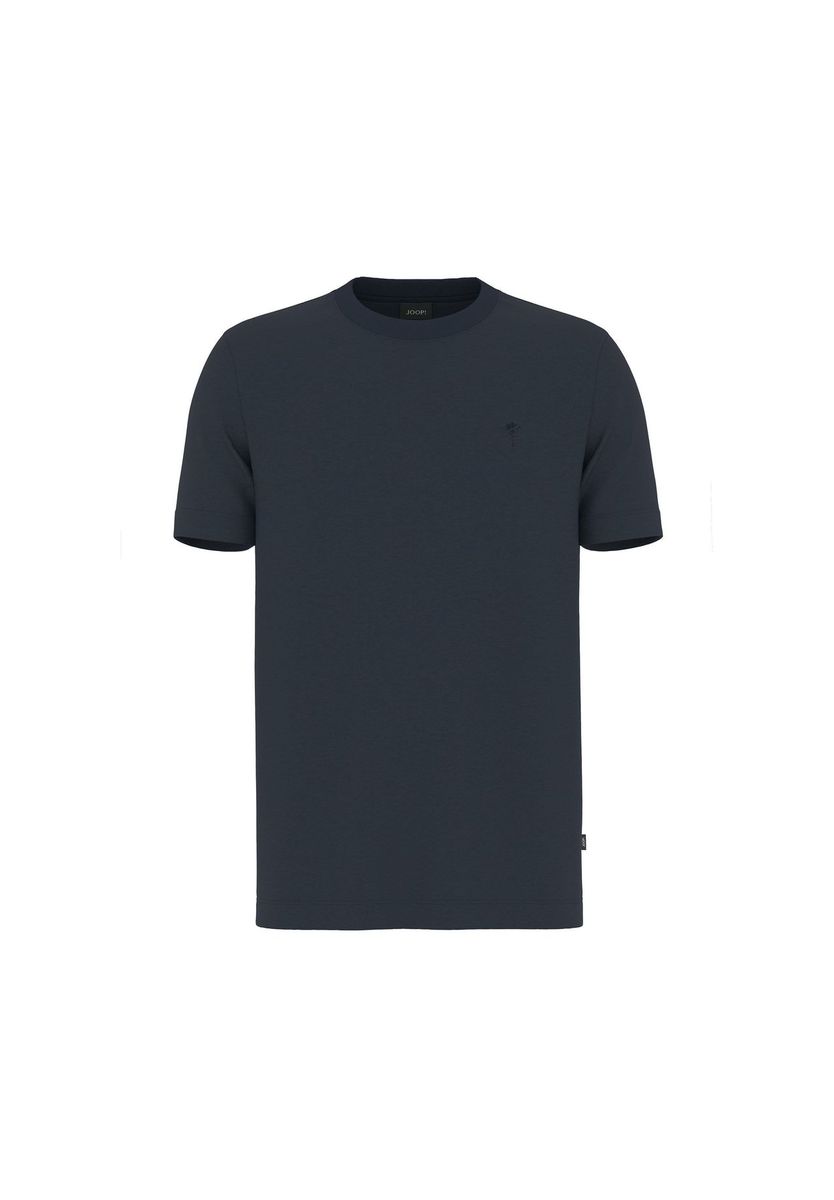 Klassisches einfarbiges T-Shirt mit Rundhalsausschnitt