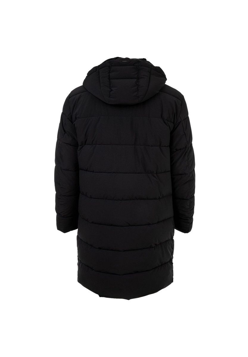 Herren Warm Gefütterter Steppmantel mit Kapuze