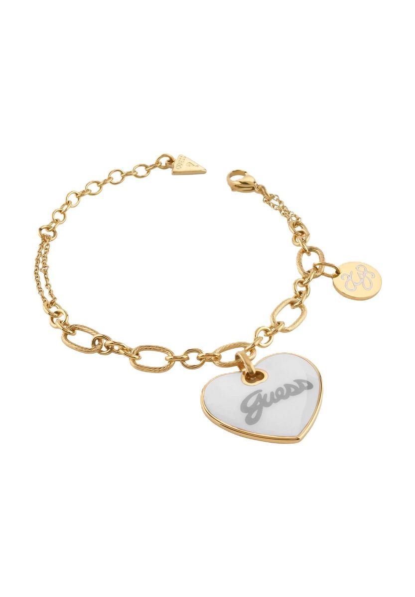 Herzanhänger Goldfarbenes Armband