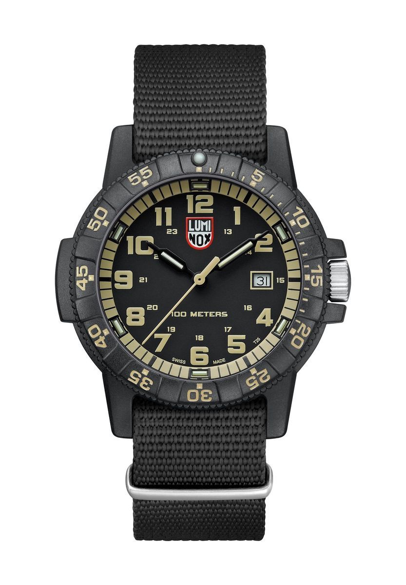 Herren Lederrucken Meeresschildkröten Taucheruhr