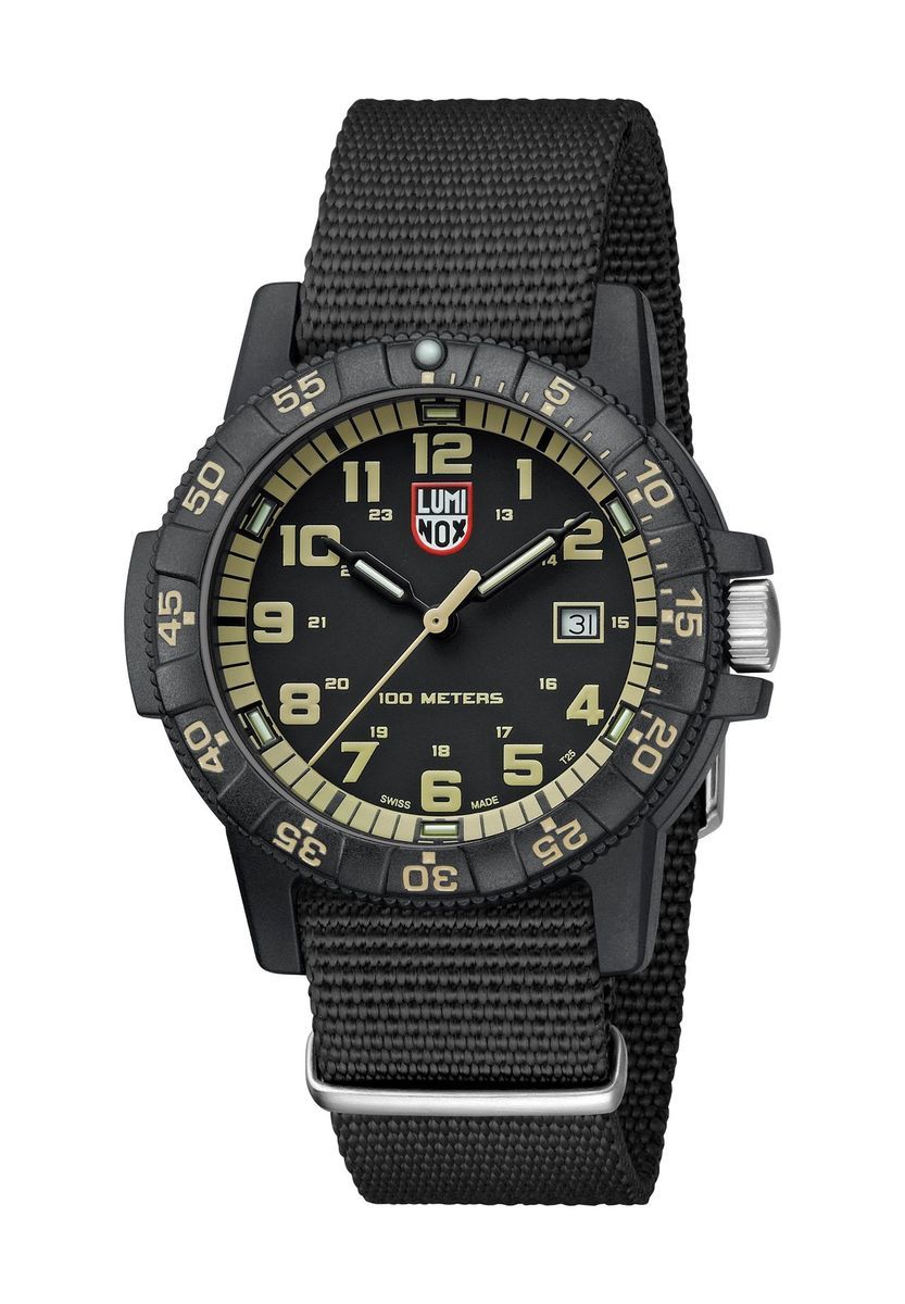 Herren Lederrucken Meeresschildkröten Taucheruhr