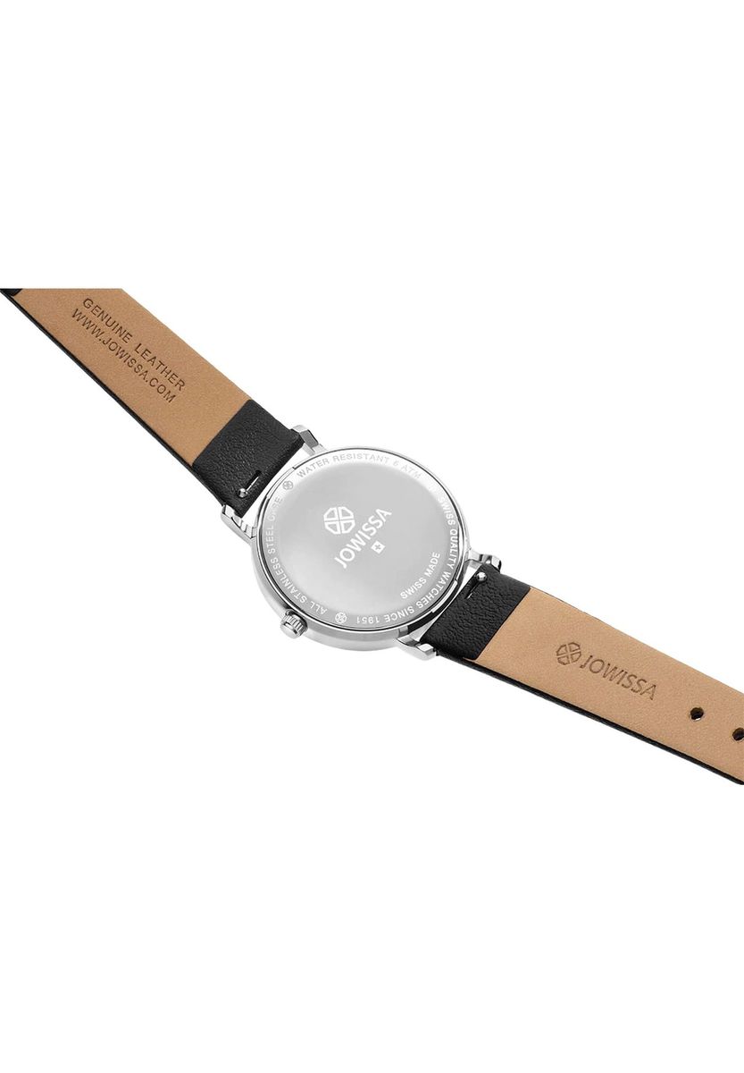 Elegante Damenuhr mit gemustertem Zifferblatt