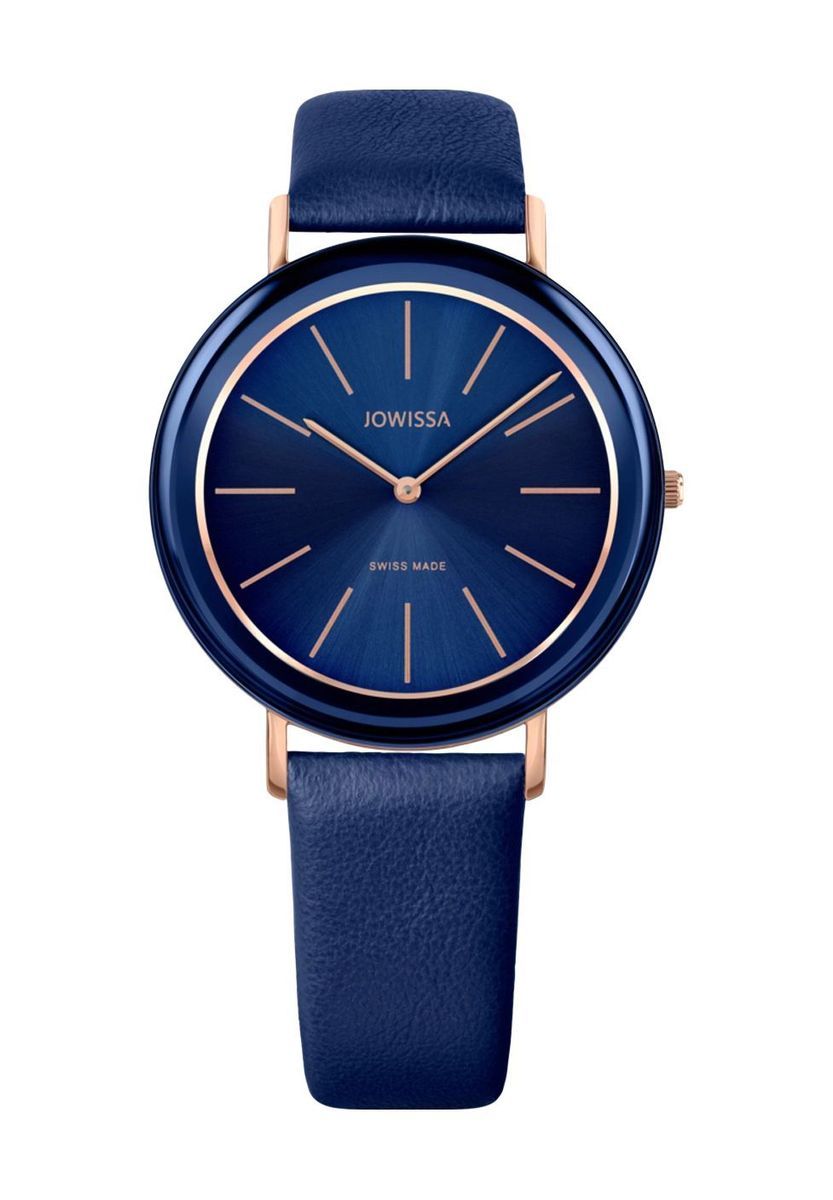 Elegante dunkelblaue Damenuhr