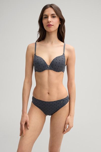 Cornflower Sensation Schalen-BH Anthrazit Nahtloser, gepolsterter Cup
