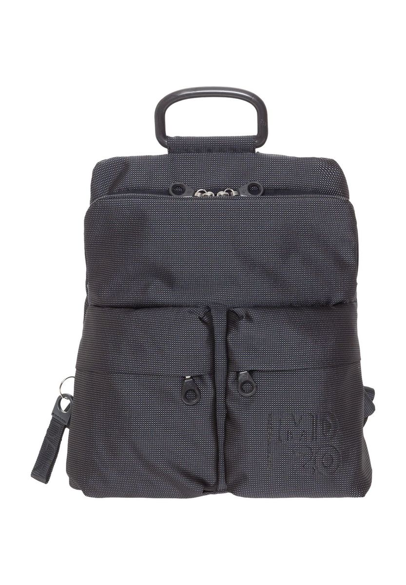 Leichter Emblem Rucksack mit Fronttaschen