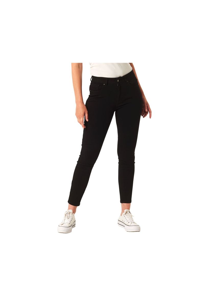 Klassische hoch taillierte Skinny Jeans