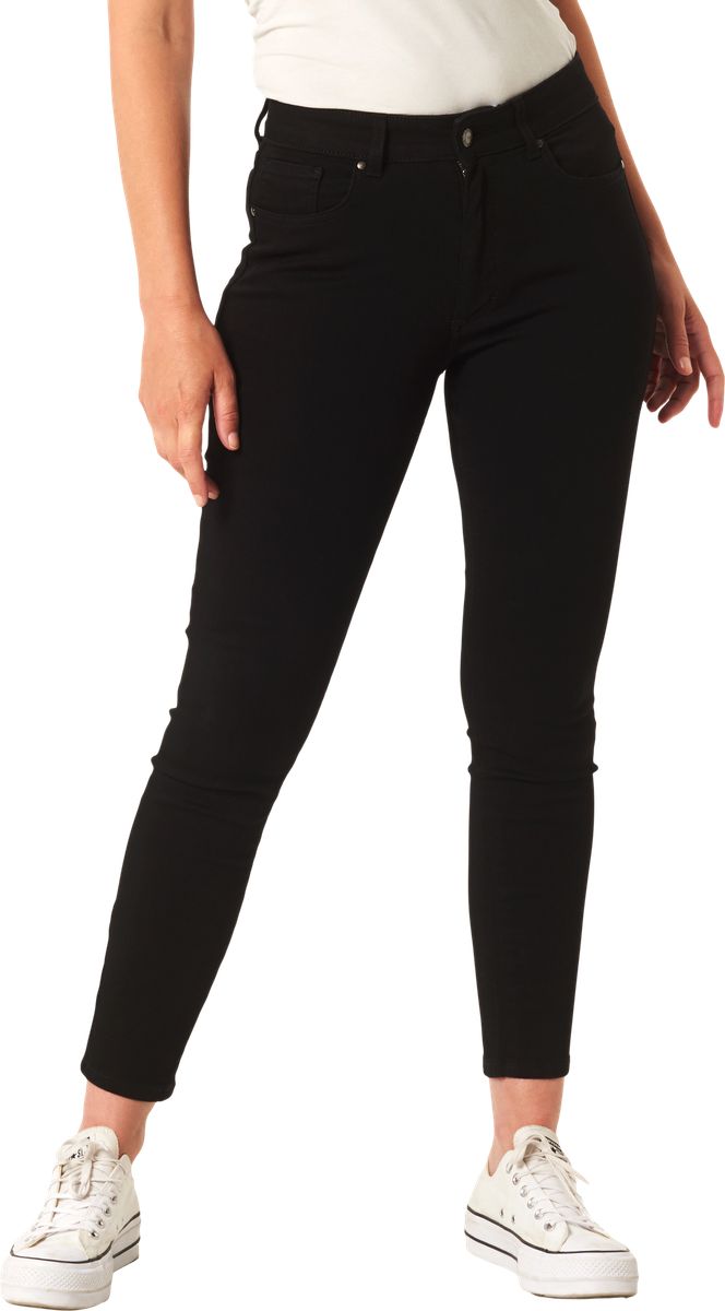 Klassische hoch taillierte Skinny Jeans