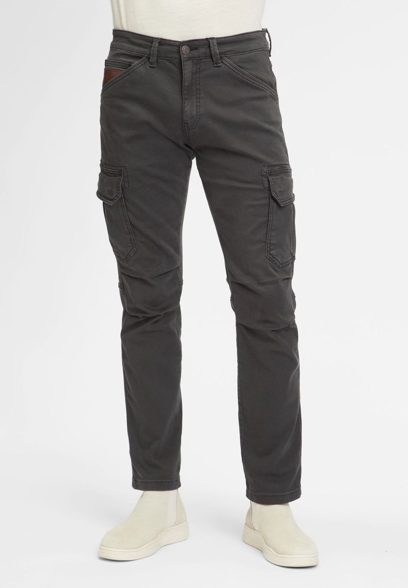 GLOBETROTTER Cargohose, Eingrifftaschen, für Herren, grau, 33/30