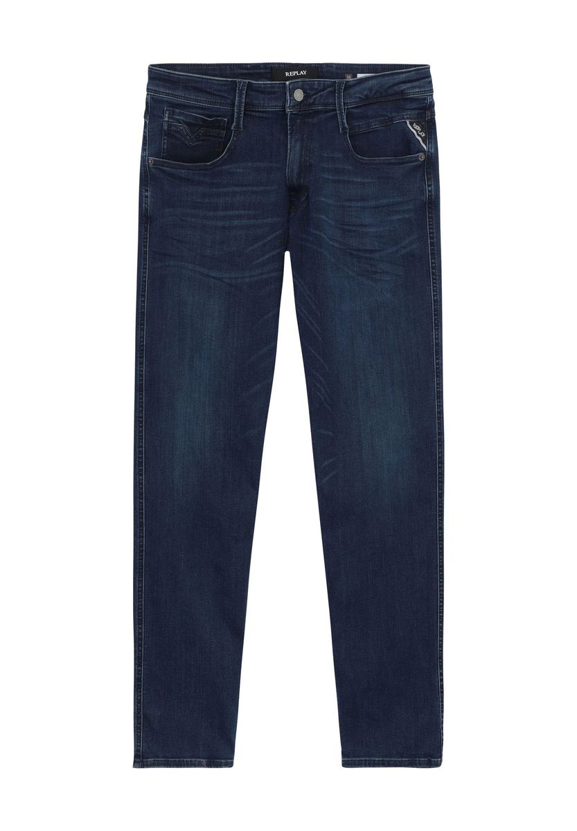 Gerade geschnittene Jeans mit dunkler Waschung