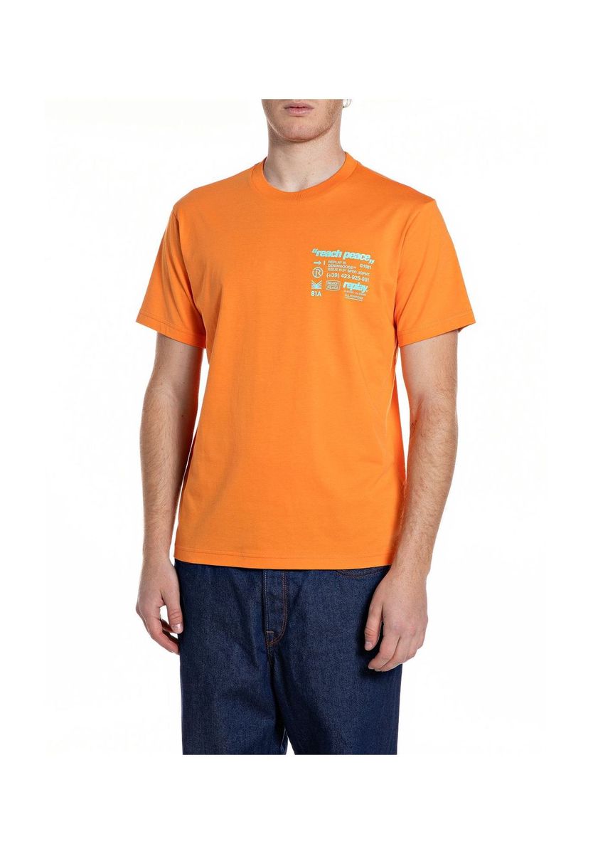 T-Shirt mit Grafikprint aus Baumwolljersey