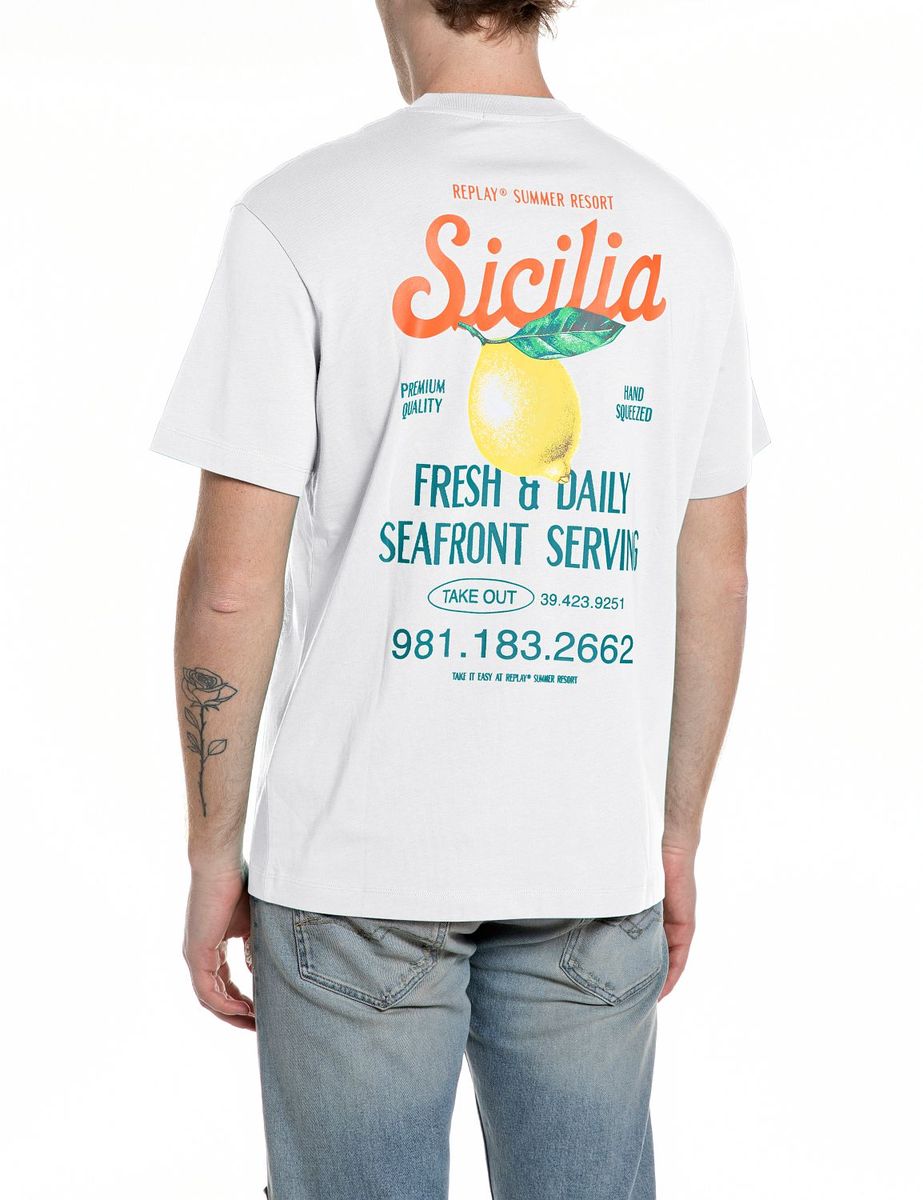 T-Shirt mit Grafikprint und lockerer Passform